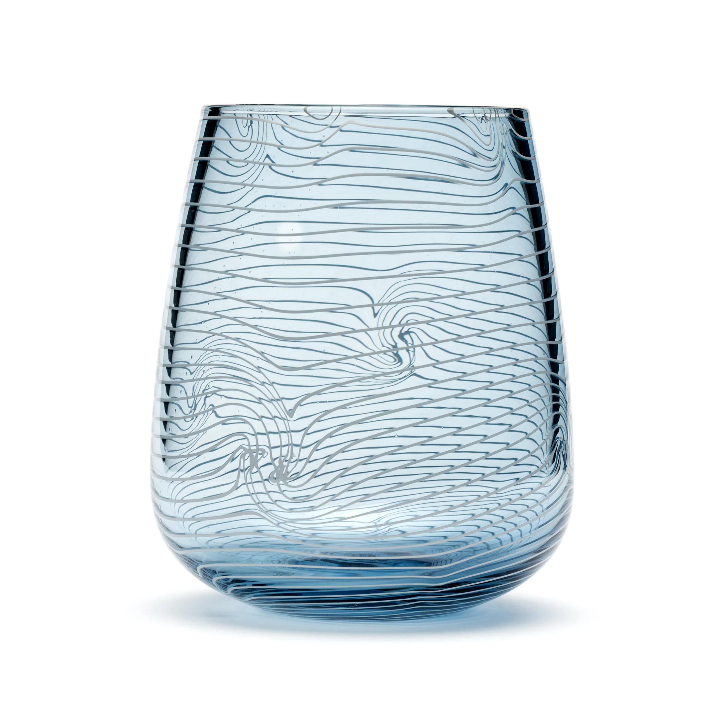 Topographic Wine Glass - Image 3