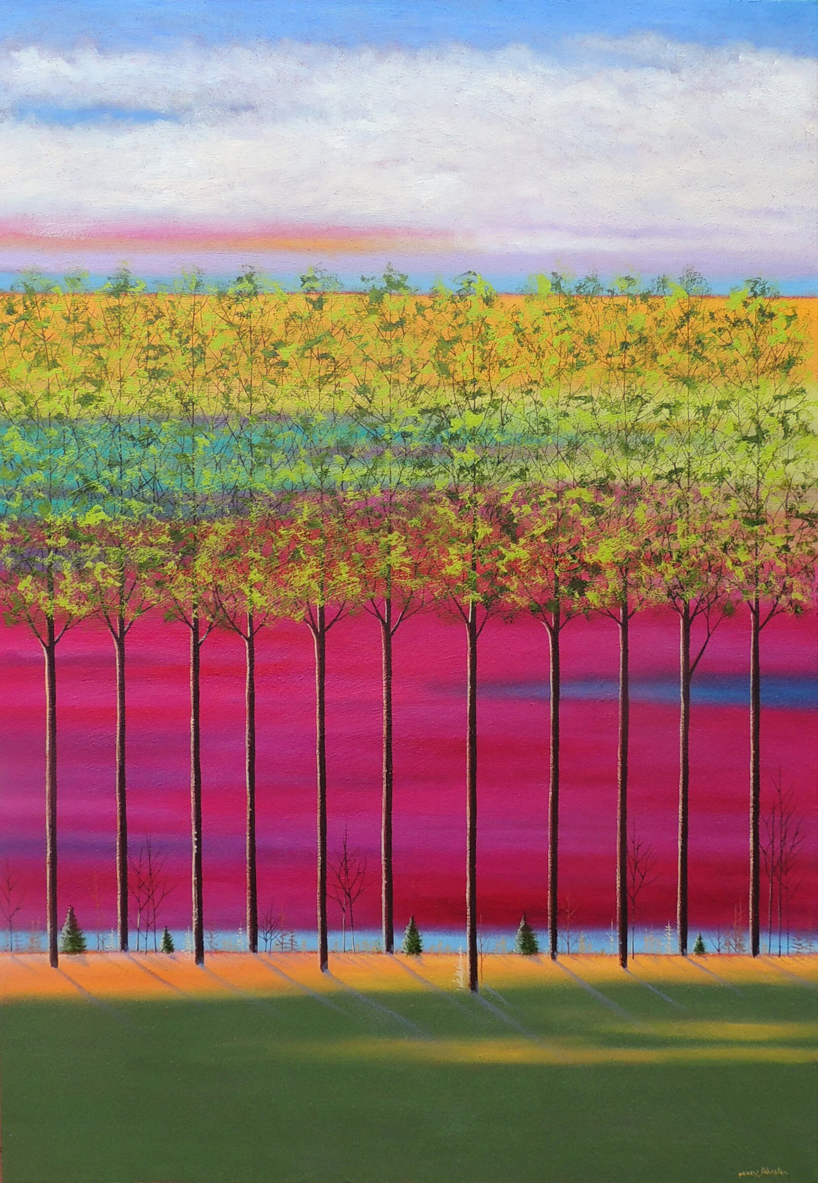 Trees on Violet-Magents