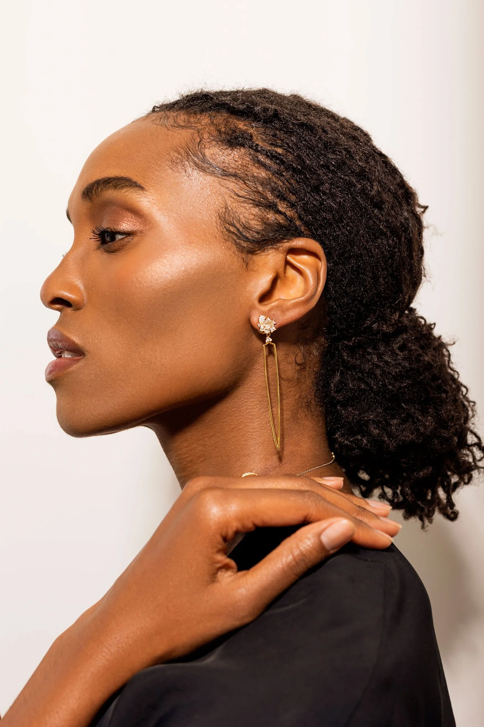 Trellis Lattice Earring Tassels - Image 2