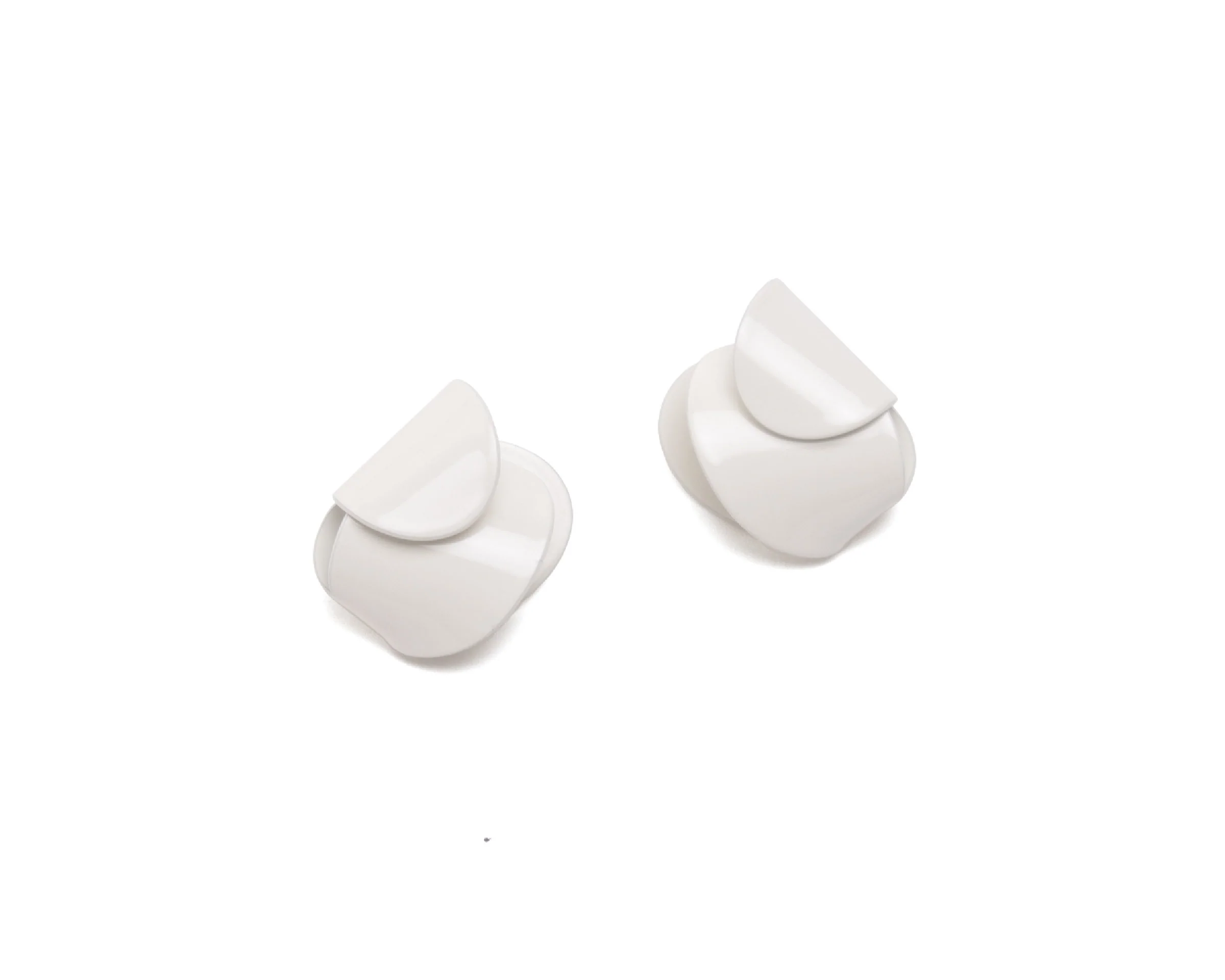 Tri-Fold Clip Earrings - Image 3