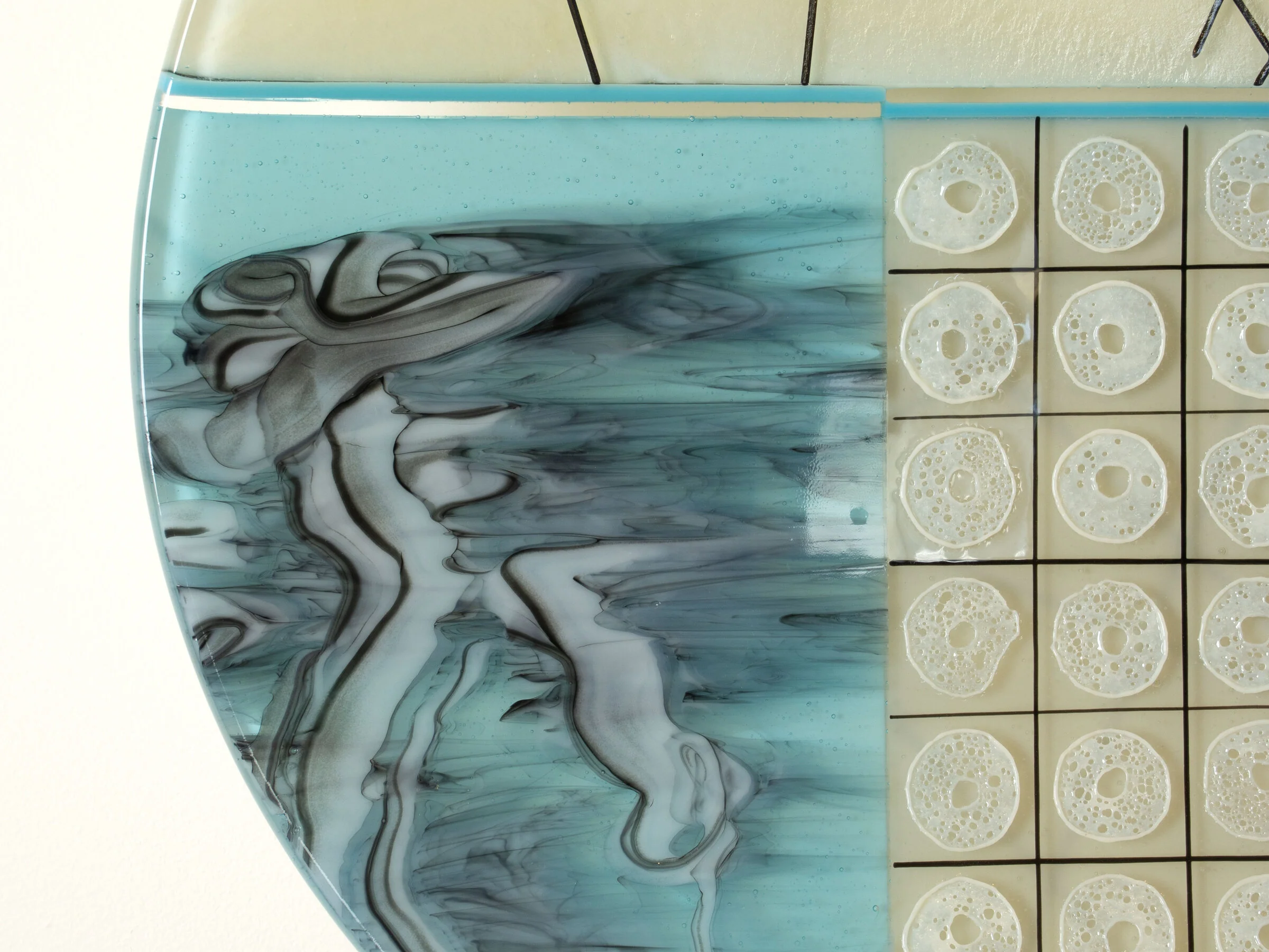 Turquoise Tangerine Wall Bowl - Image 5