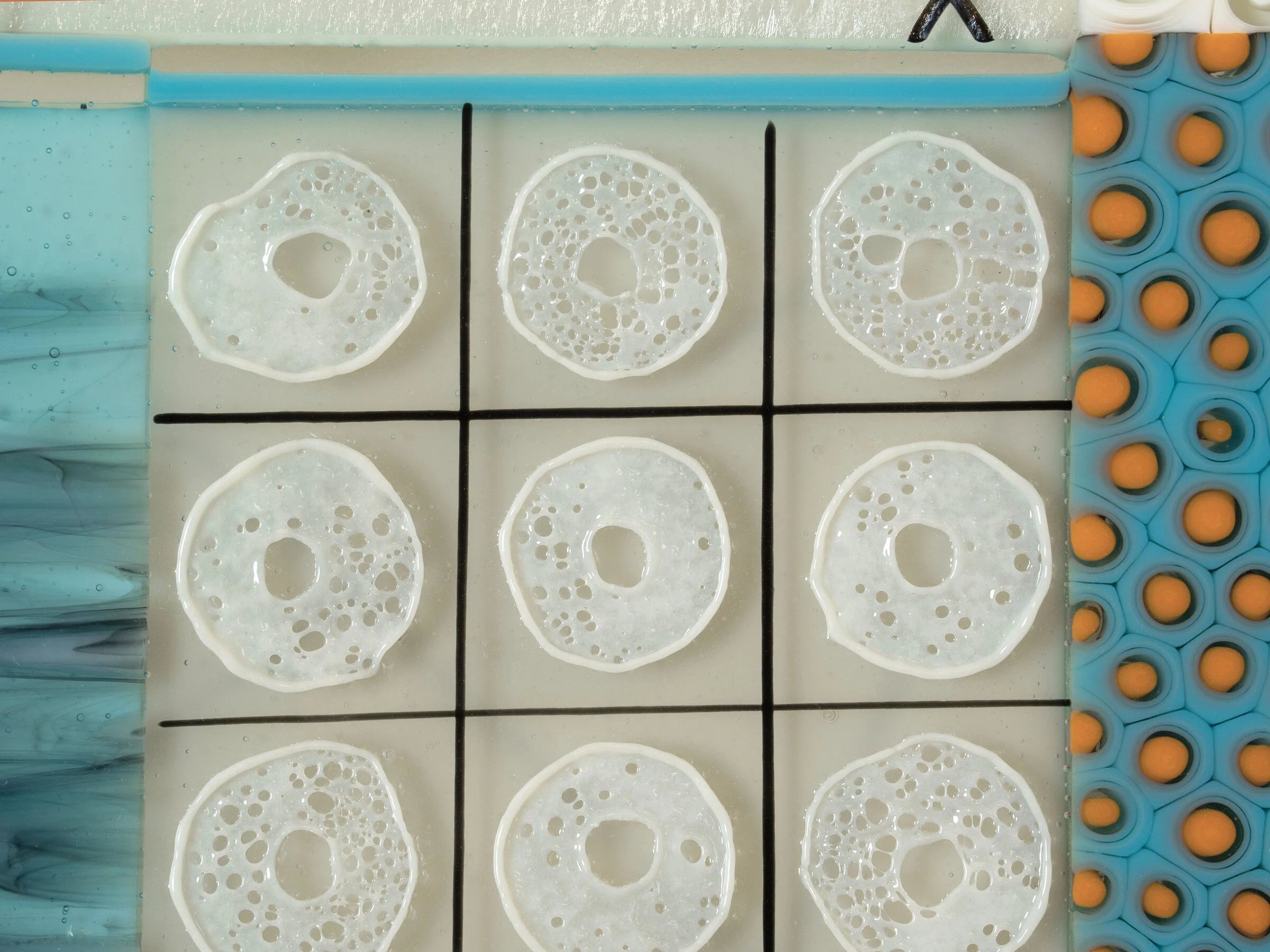 Turquoise Tangerine Wall Bowl - Image 7