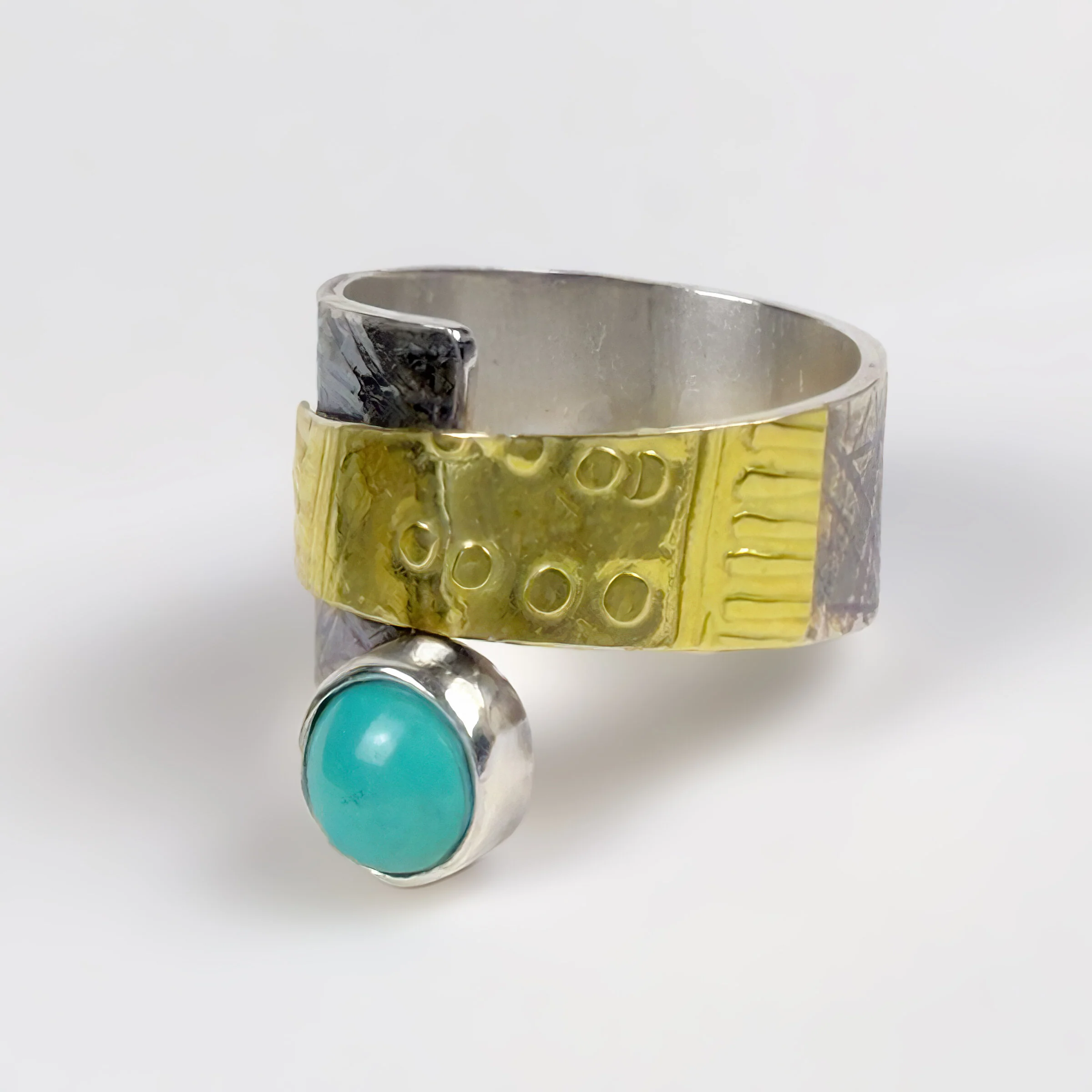 Turquoise Wrap Ring - Image 2