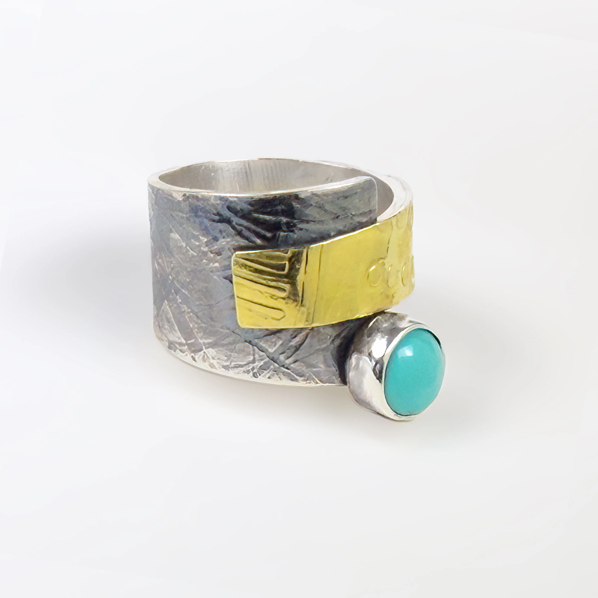Turquoise Wrap Ring - Image 3