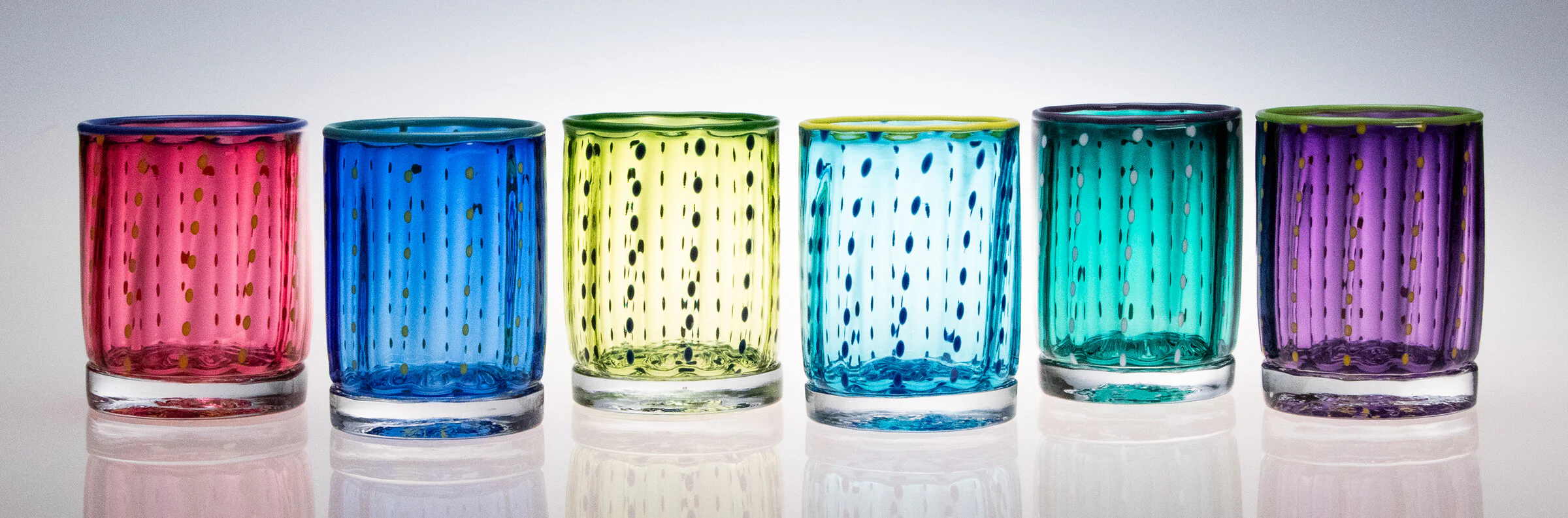Tutti Frutti Rocks Glasses - Copper Blue - Image 2