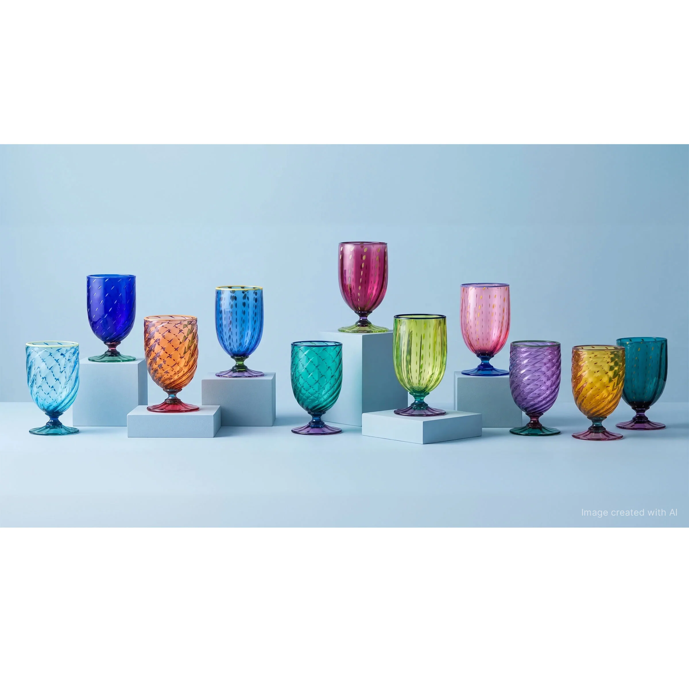 Tutti Frutti Water Glasses: Collector's Edition - Amethyst - Image 2
