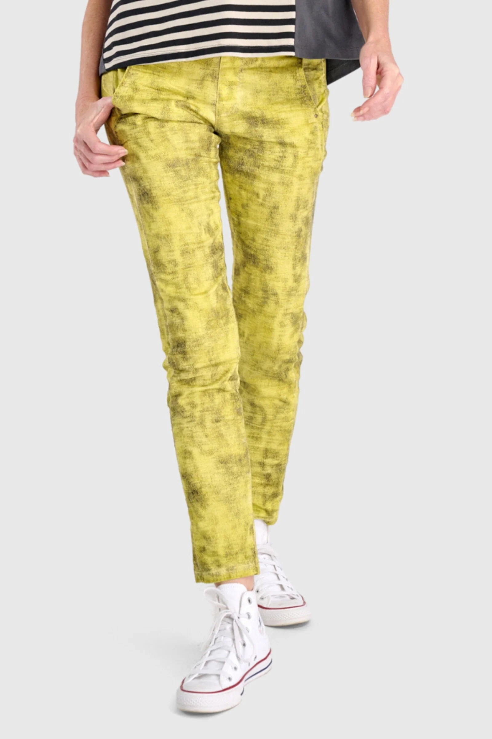Ventura Drawstring Pant - Citron