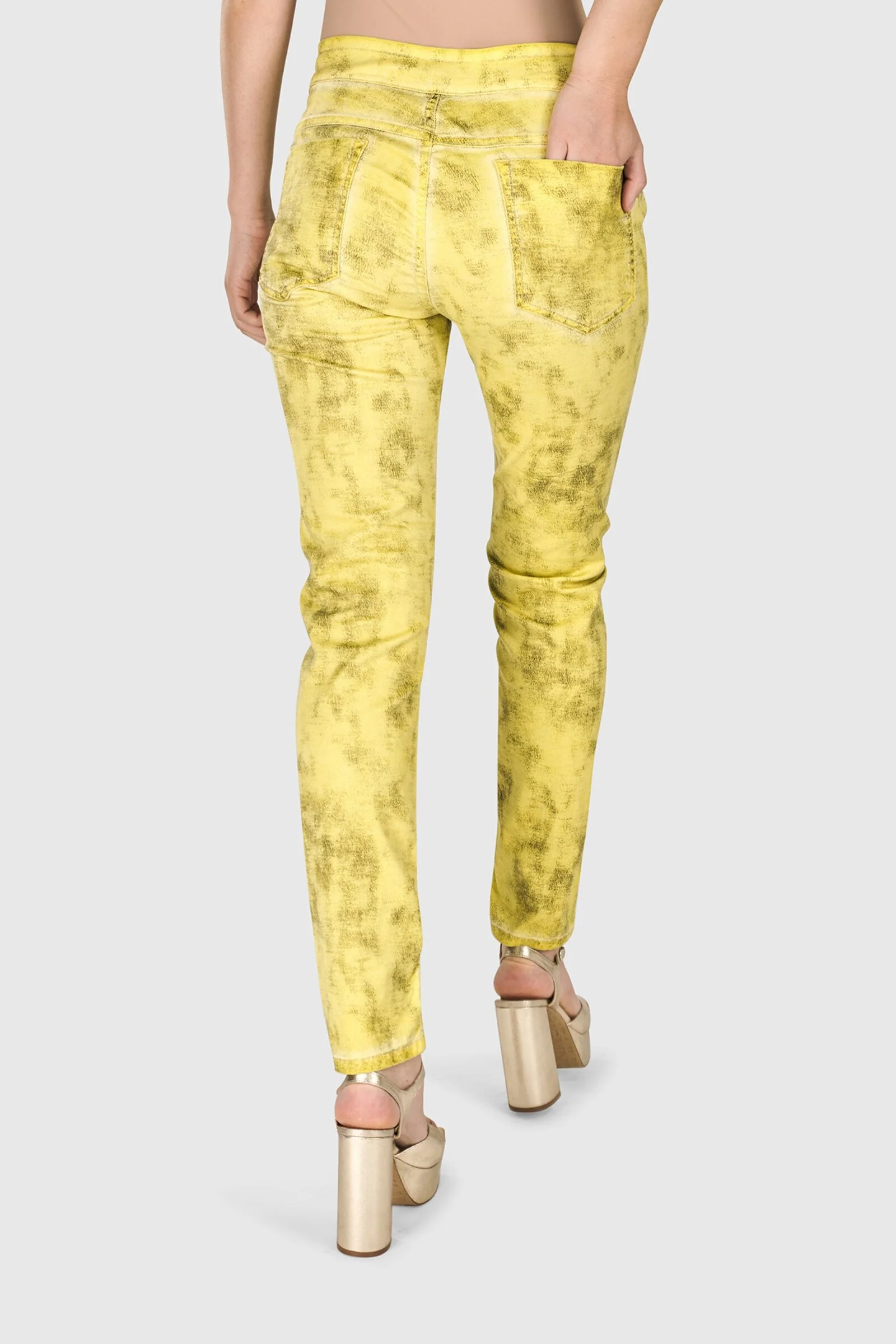 Ventura Drawstring Pant - Citron - Image 4