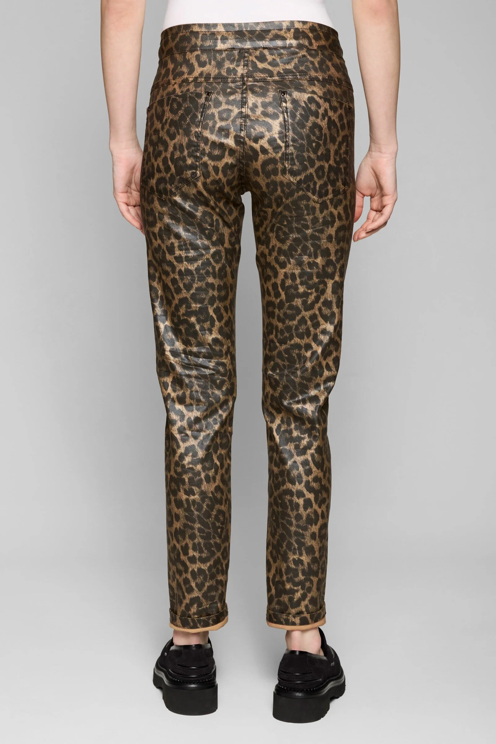 Ventura Drawstring Pant - Leopard - Image 3