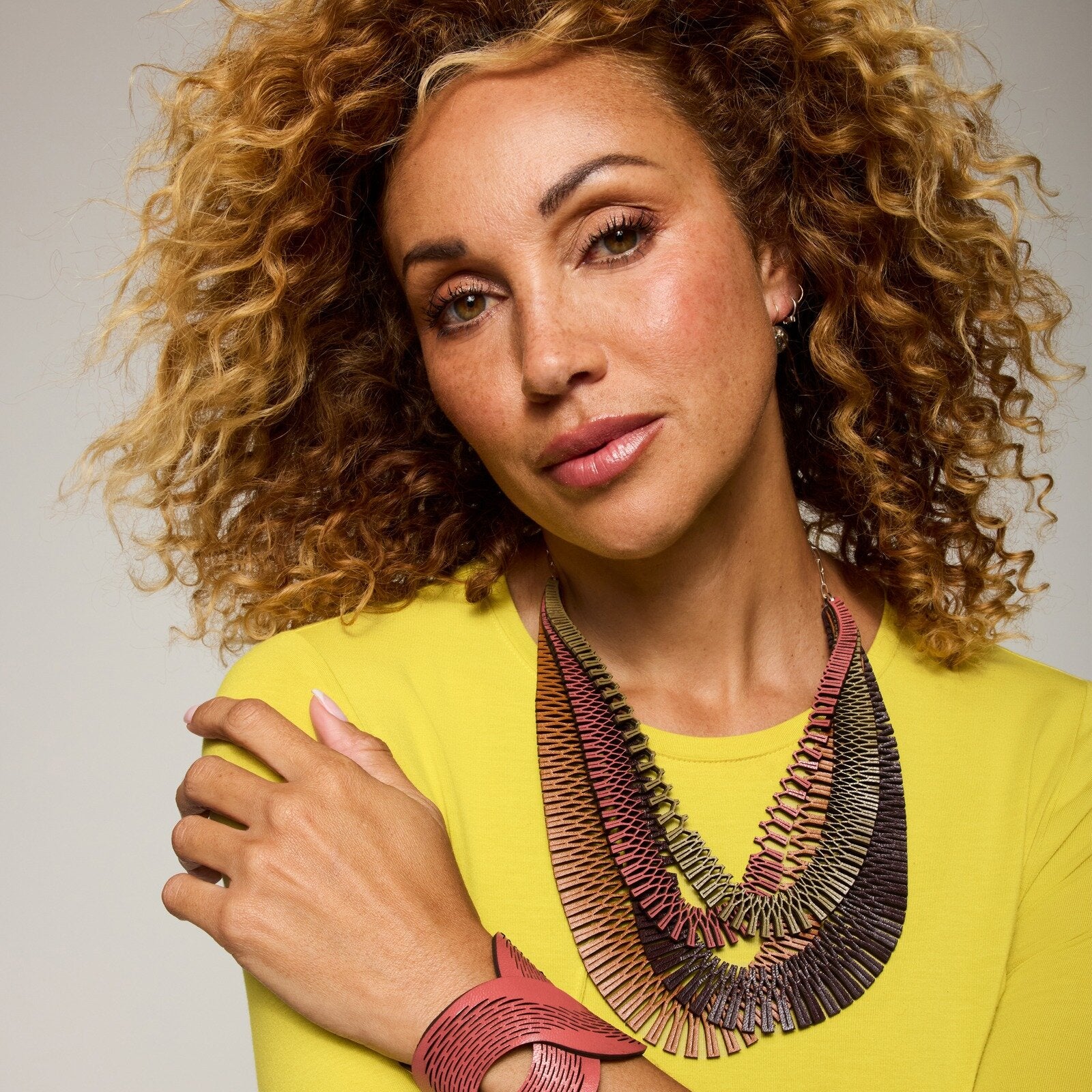 VLA Chains Wrap Necklace - Spice Blend - Image 2