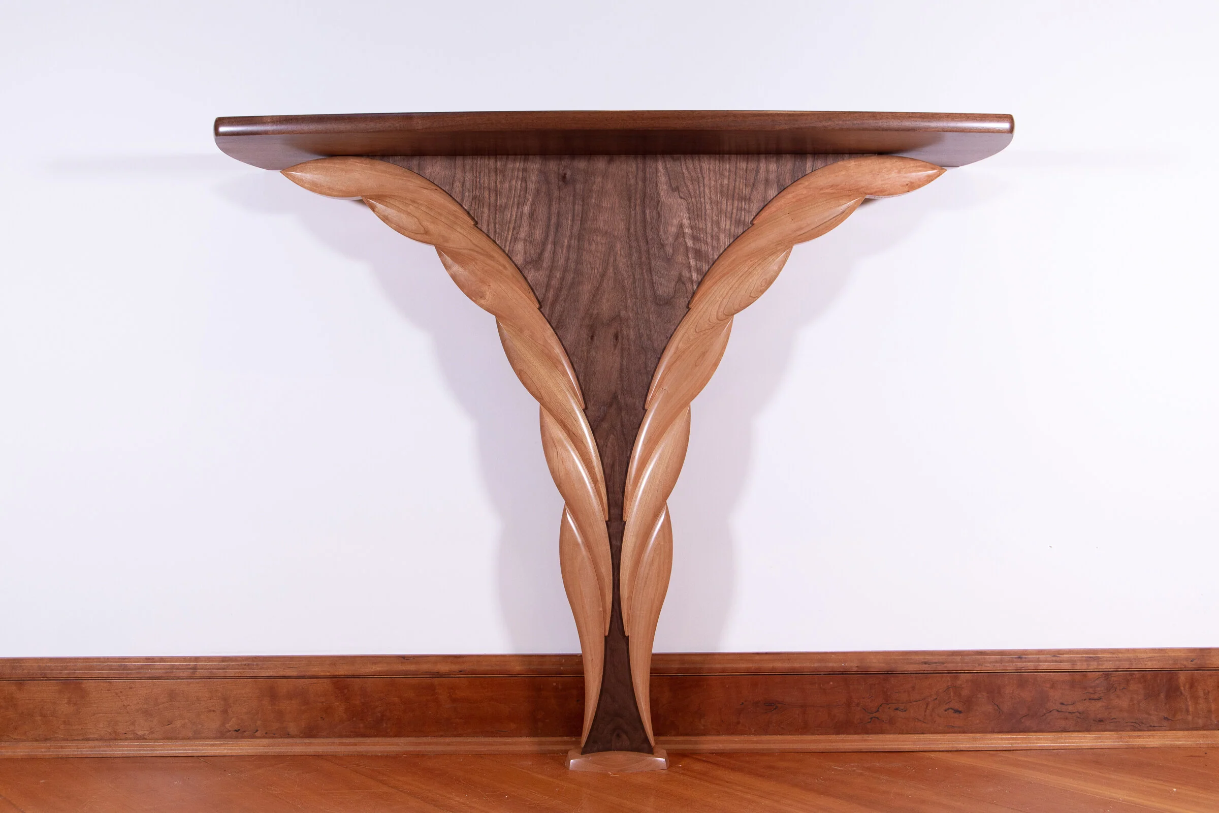 Walnut Wings Hall Table