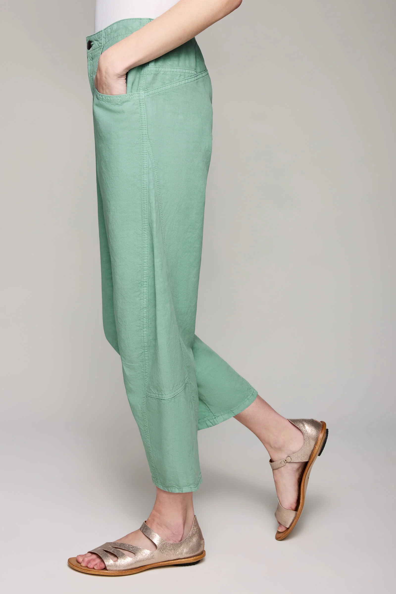 Washed Tencel Linen Cotton Brynn Pant - Image 3