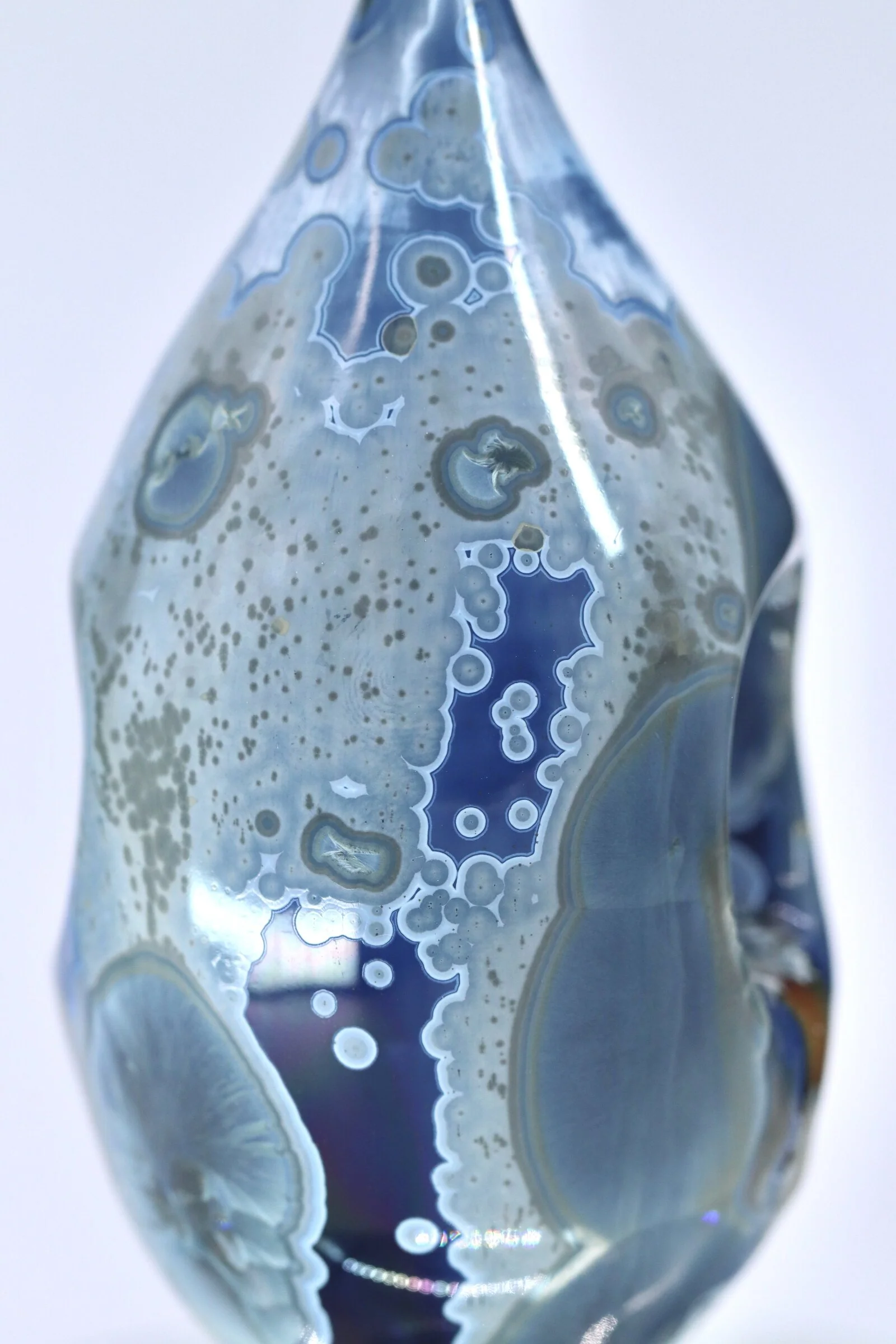 Waterfall Blue Miniature Vessel II - Image 4