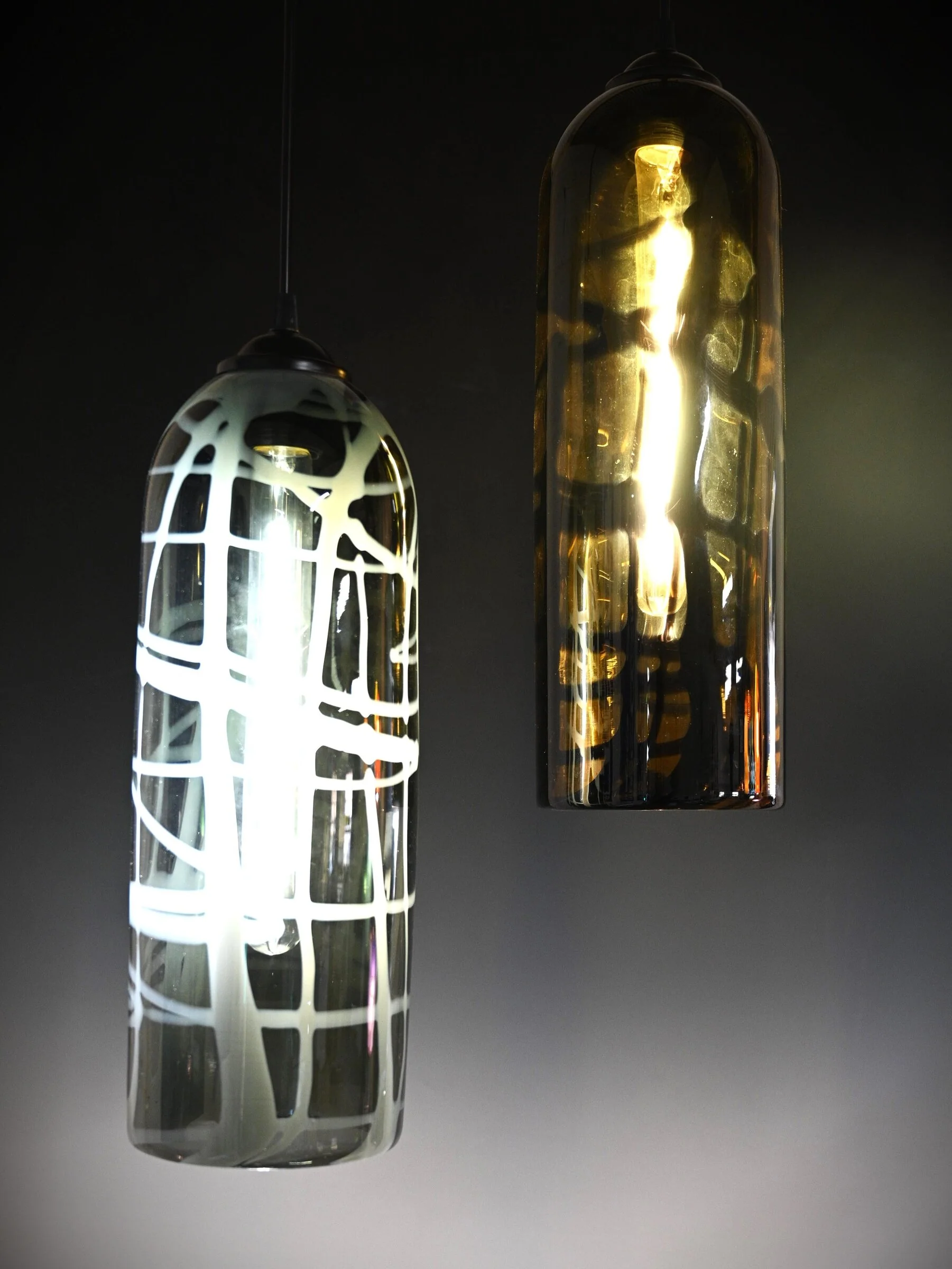 Webbed Pendant Lamp - Blue, Individual - Image 3