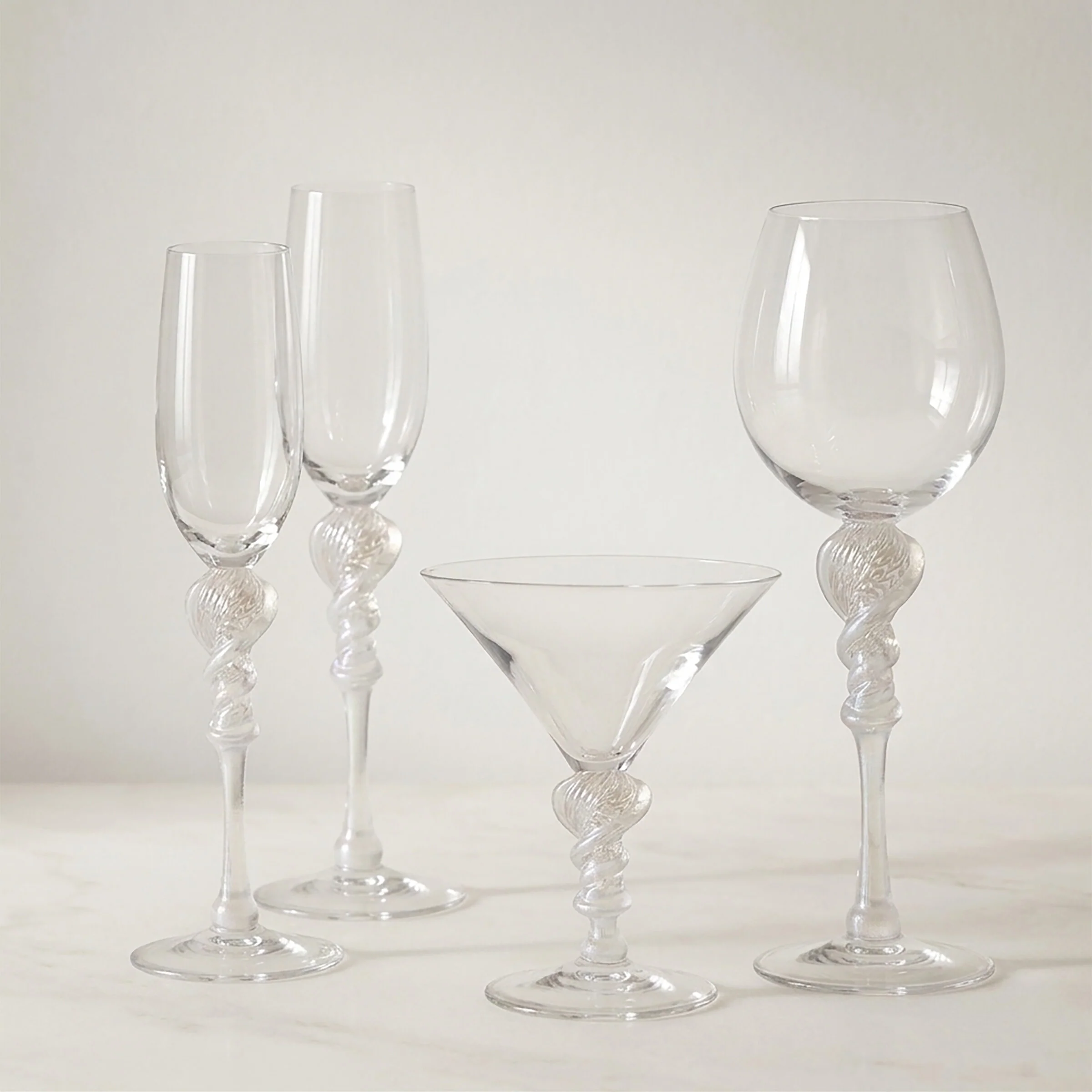White Queen Drinkware - Flute Glass - Image 2