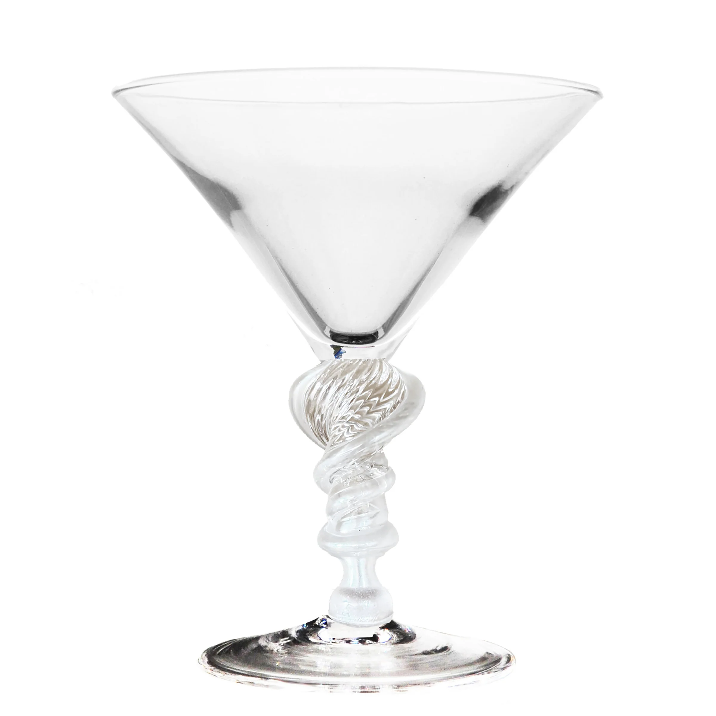 White Queen Drinkware - Short Martini Glass