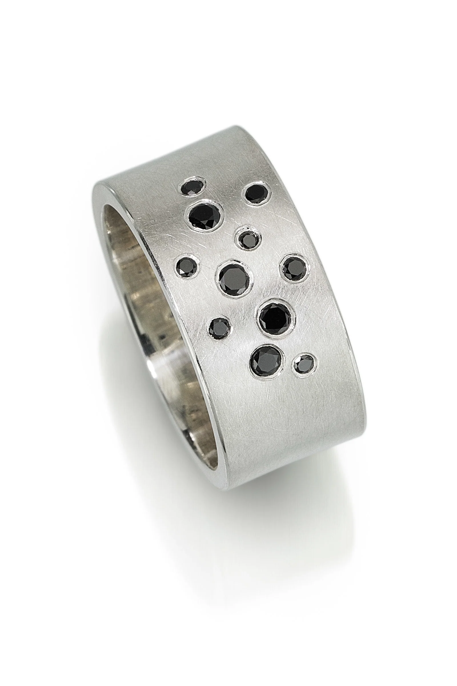 Wide Diamond Band - Image 4