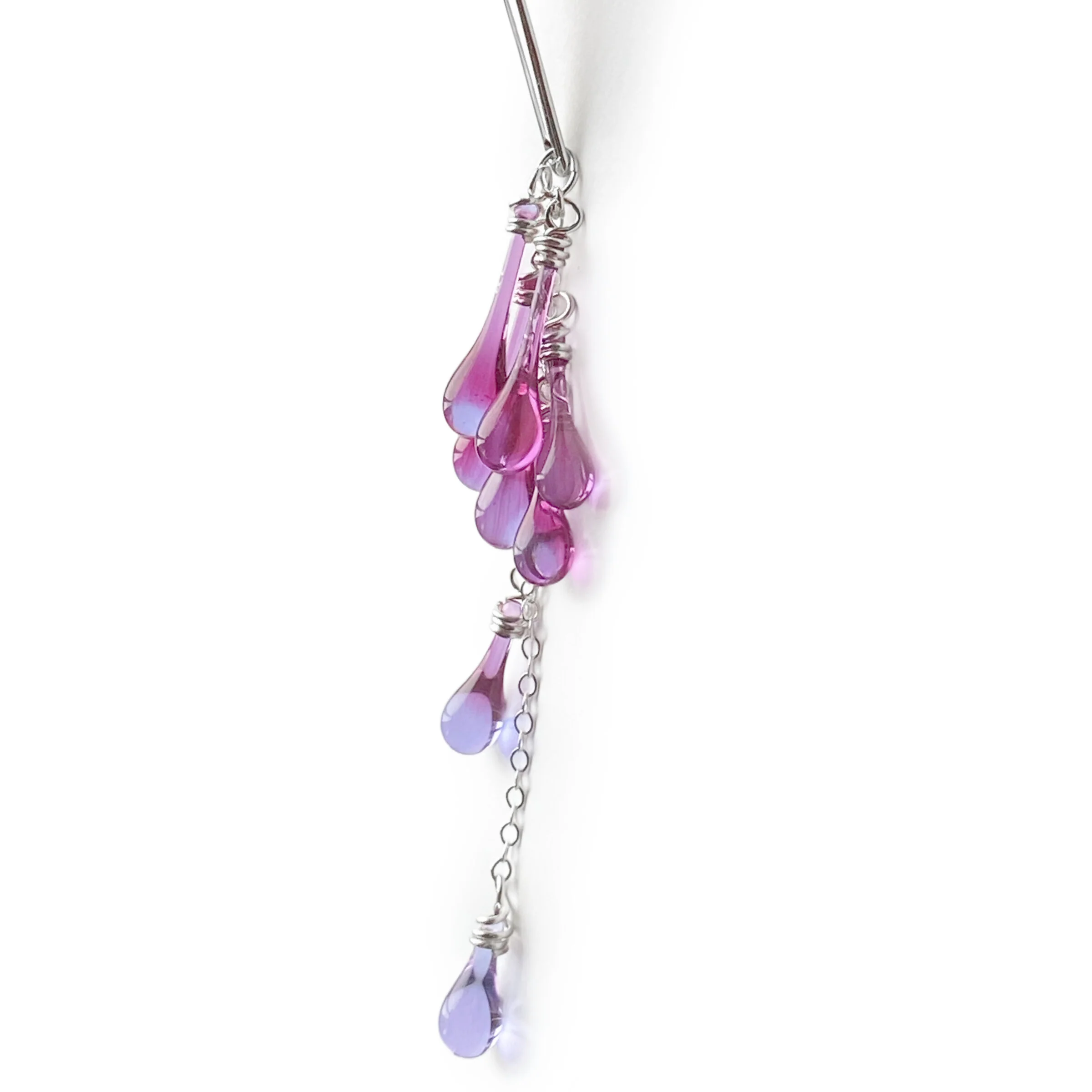 Wisteria Neck Ring - Magenta - Image 3