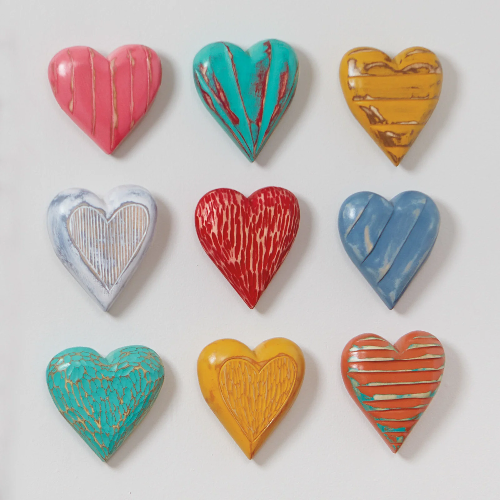 Carved Wood Heart