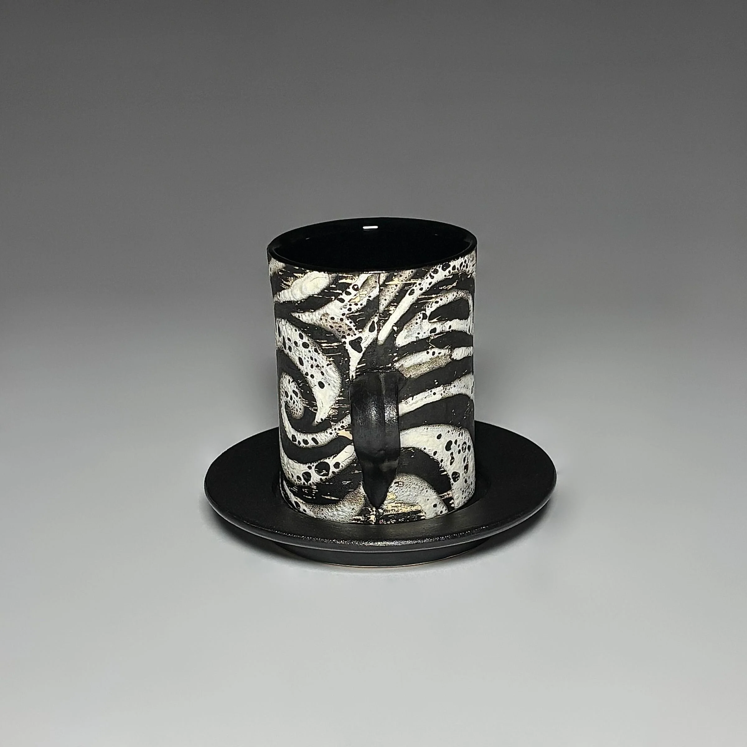 Zebra Swirl Demitasse Set - Image 2