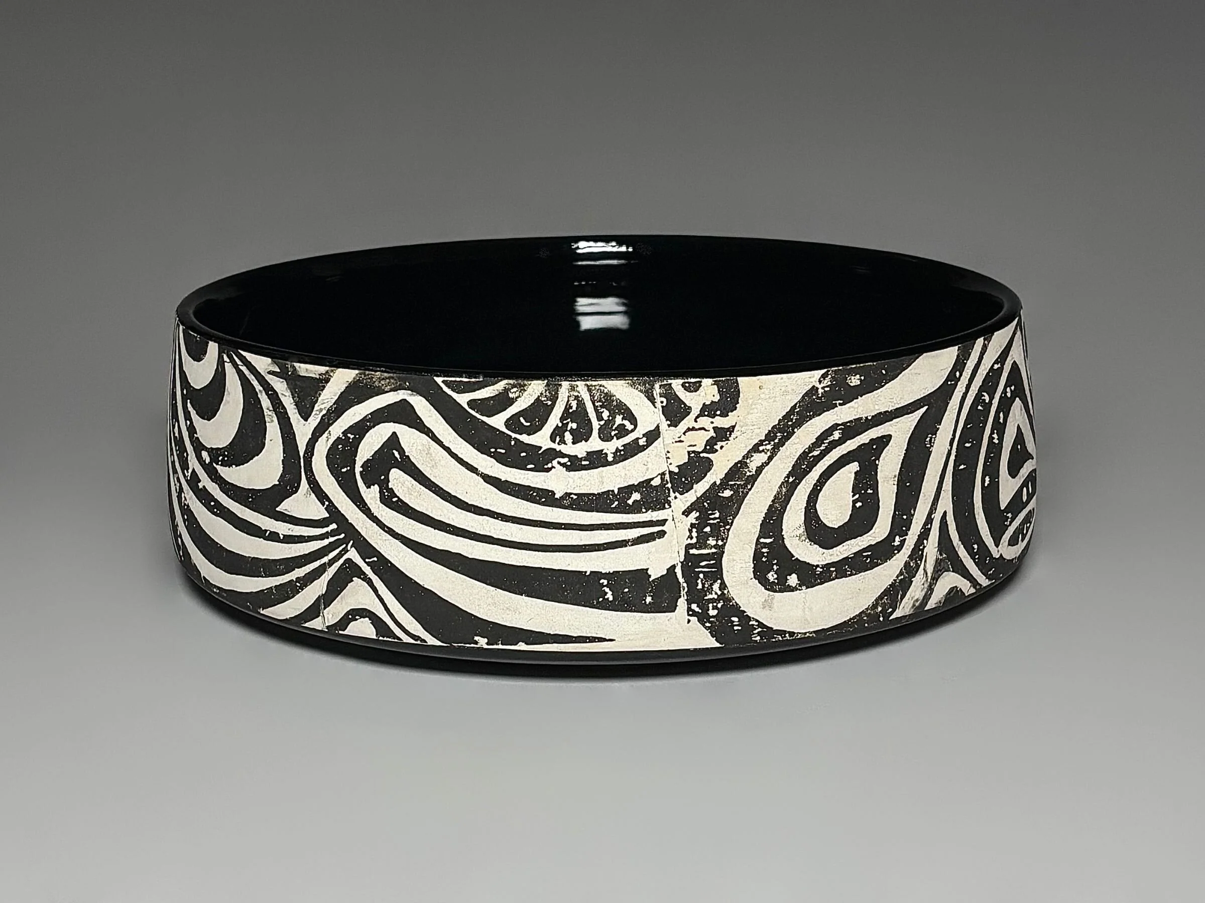 Zebra Swirl Stripe Bowl - Image 2